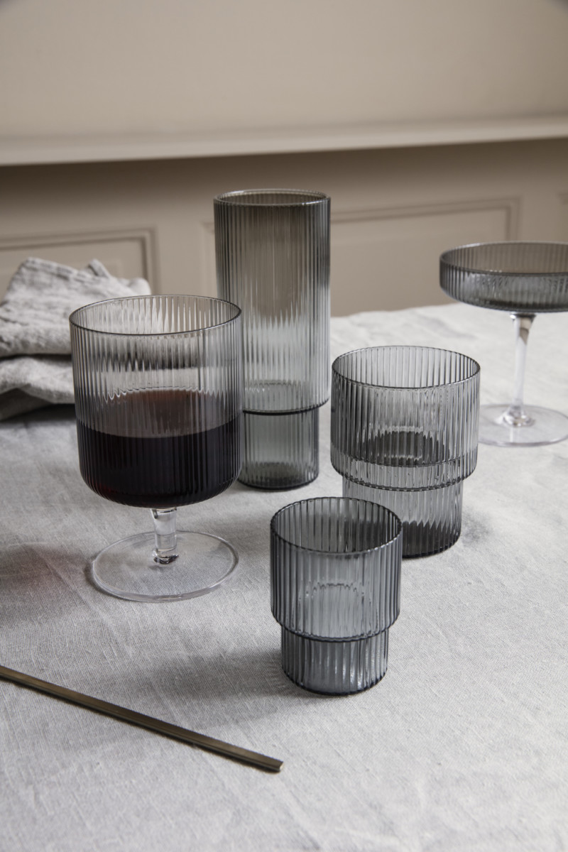 ripple wijnglas - ferm living - huiszwaluw home
