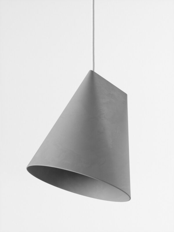 hanglamp ceramic pendant grijs wide (Moebe)