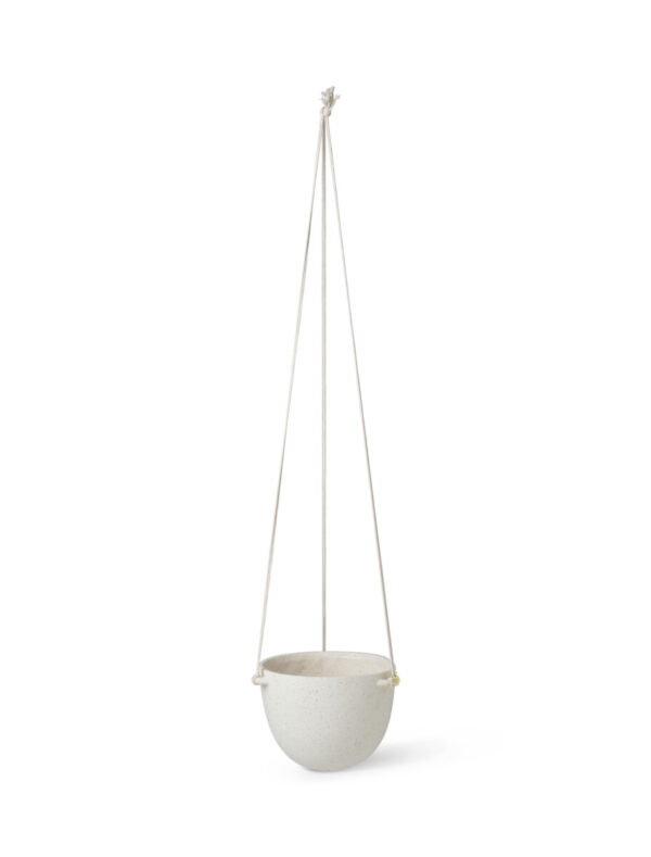 Speckle Hanging Pot Offwhite Ferm Living