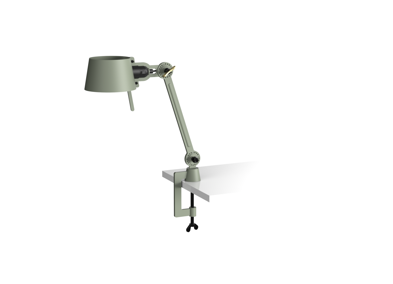 Doorzichtig landelijk terras Bureaulamp Bolt Desk 1arm Small Clamp - Huiszwaluw Home