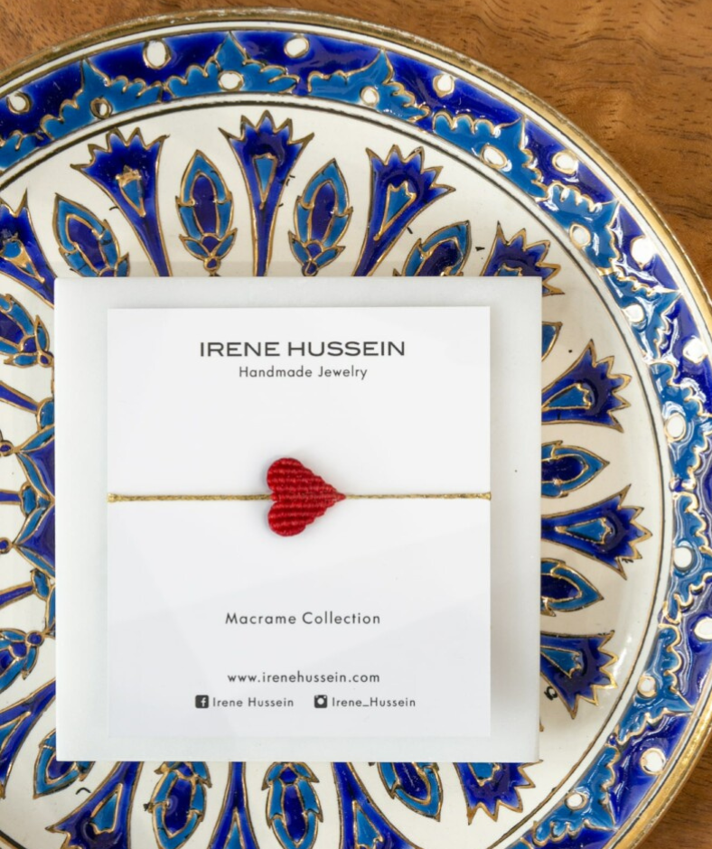 hartjesarmband van Irene Hussein