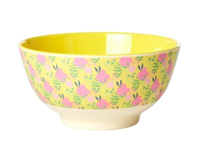 Melamine kom met sunndy days print - Rice - Huiszwaluw Home