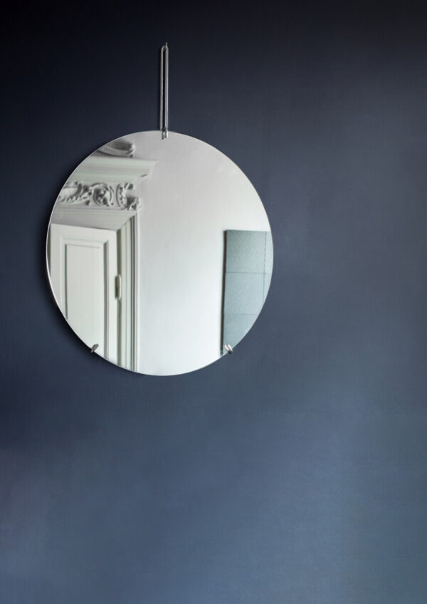 Wall Mirror Spiegel (chrome) - Moebe - Huiszwaluw Home
