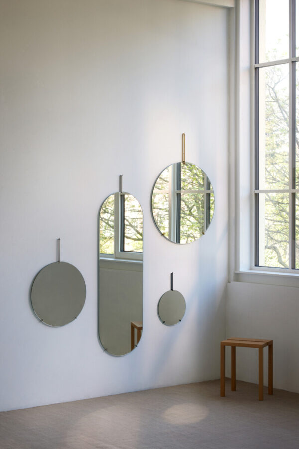 Tall Wall Mirror Spiegel (messing) - Moebe - Huiszwaluw Home