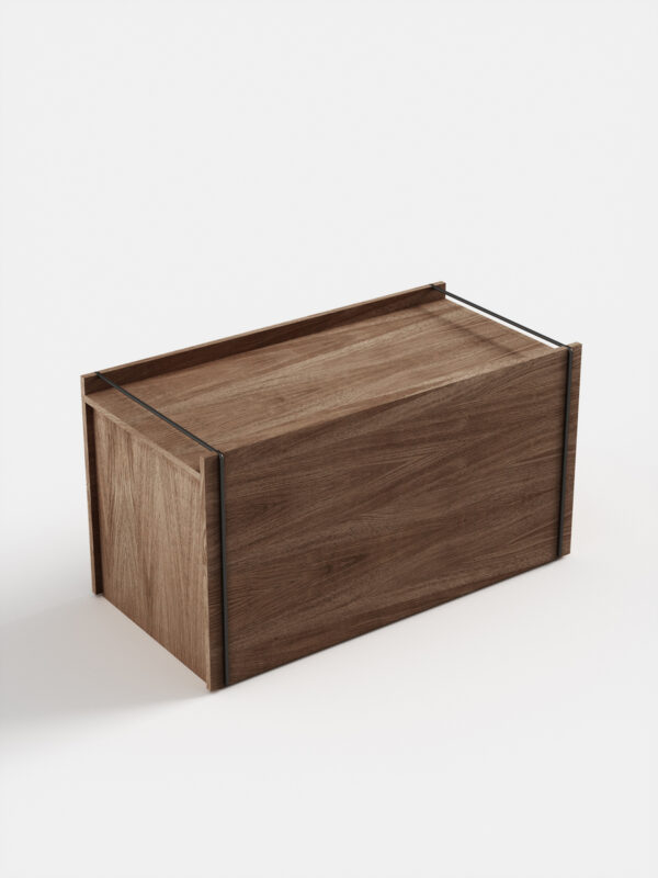 Storage Box Deksel smoked oak - Moebe - Huiszwaluw Home