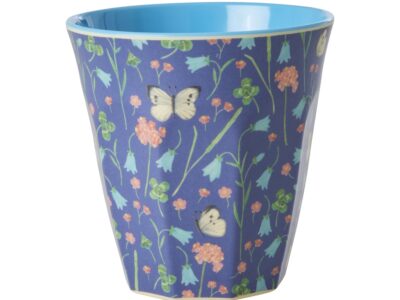 Melamine Beker met Butterfly Field Print -Rice - Huiszwaluw Home