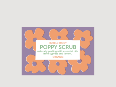 poppy scrub biologische zeep - foekje fleur - huiszwaluw