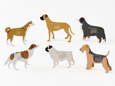 Staande kalender Dogs - Good Morning - Huiszwaluw